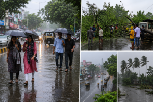 छत्तीसगढ़ में मौसम का बदला मिजाज, कहीं राहत की बारिश तो कहीं आफत बनकर गिरी बिजली