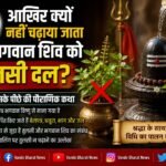 आखिर क्यों नहीं चढ़ाया जाता भगवान शिव को तुलसी दल? जानिए इसके पीछे की पौराणिक कथा