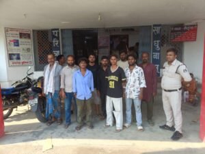 जमीन विवाद ने लिया हिंसक रूप, घर में घुसकर मारपीट और तोड़फोड़ करने वाले 9 आरोपी गिरफ्तार