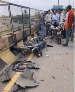 रायपुर फ्लाईओवर पर तेज रफ्तार कार बेकाबू, कई लोग घायल; पुलिस ने शुरू की जांच