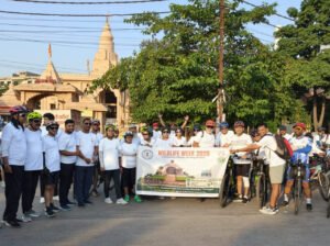 वन्यजीव सप्ताह में साइकिल रैली से दिया पर्यावरण संरक्षण का संदेश, 25 किमी तक साइकिल चलाकर पहुंचे जंगल सफारी